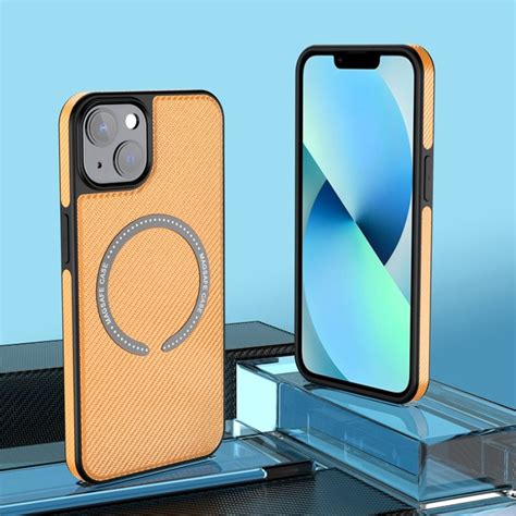 Carbon Fiber Texture Magsafe Magnetic Phone Case For Iphone 11 Pro