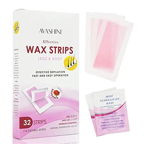 Creip Wax Strips Hair Removing Physique Wax Strips For Arms Legs Underarm And Bikini