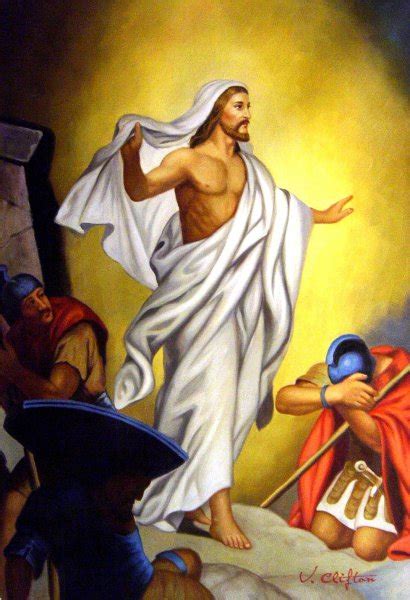 The Resurrection Of Jesus Painting by Heinrich Hofmann Reproduction ...