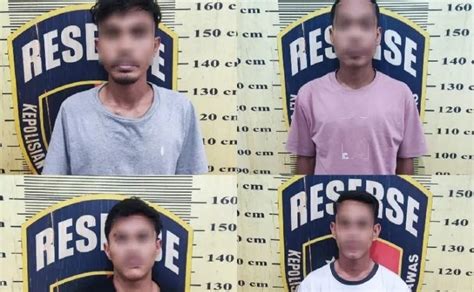 Polisi Amankan 4 Tersangka Pelaku Pemerasan Oknum PNS Di Pad