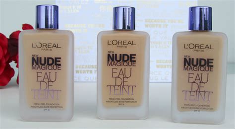 Loreal Nude Magique Eau De Teint Foundation Review Makeupholic World