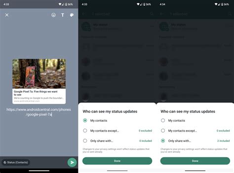 How to use Private Audience Selector on WhatsApp | Android Central