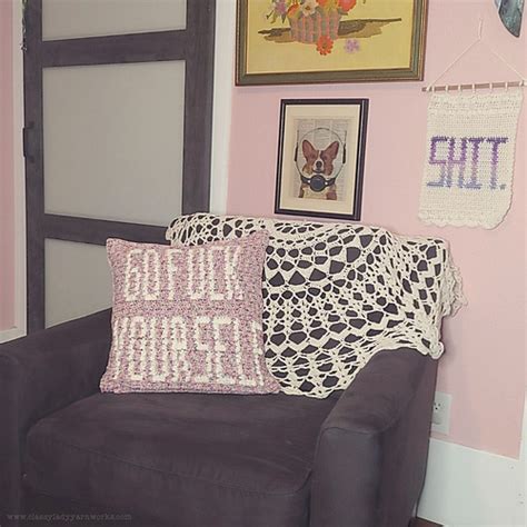 Ravelry Love Yourself Go Fuck Yourself Pillow Pattern By Stephanie Wallick