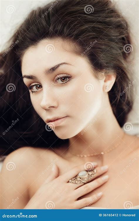 Sensual Brunette Stock Photo Image Of Healthy Brunette