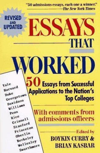 Tufts Essays That Worked