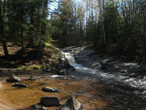 Yellow Dog Falls On Yellow Dog River Waterfalls Of The Keweenaw