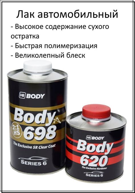 Лак автомобильный Body по низкой цене с доставкой в интернет-магазине ...