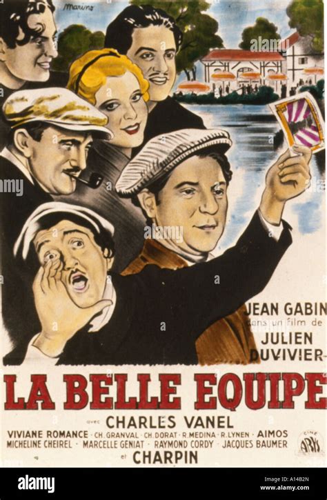 La Belle Equipe Ann E Affiche De Film R Alisateur Julien Duvivier