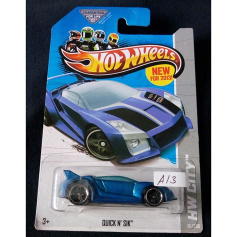 Jual Hot Wheels Quick N Sik Hw City Blue Shopee Indonesia