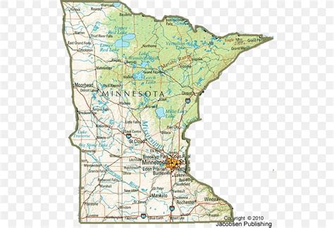 Mississippi River Minnesota River Road Map World Map, PNG, 525x561px ...