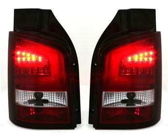 Zadnje LED luči VW T5 03 09 rdečo bele V1