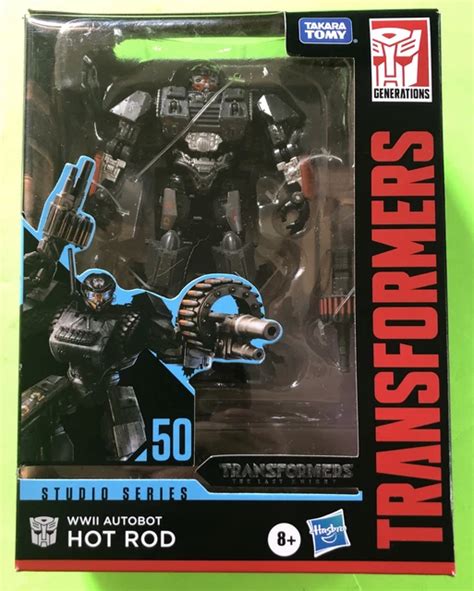 Transformers Studio Series Deluxe Hot Rod Last Knight Wwii Collectable Toy Eur