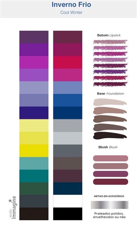 Paleta De Cores Frias