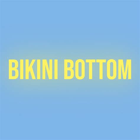 Bikini Bottom Stories Youtube