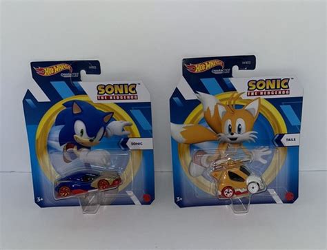 Hot Wheels Character Cars Sonic The Hedgehog Tails India Ubuy