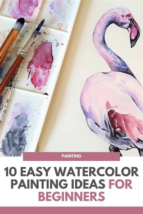 easy watercolor painting ideas  beginners watercolor paintings