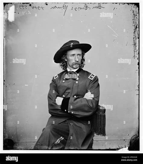 Major General George Armstrong Custer Civil War Photographs 1861 1865 Published In Custer