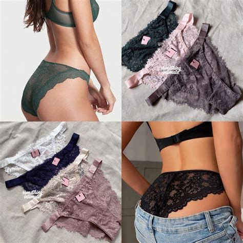 Vs The Lacie Althea Floral Lace Thong Panty Sexy Gstring Lingerie G String Cd Hot Cheeky Briefs