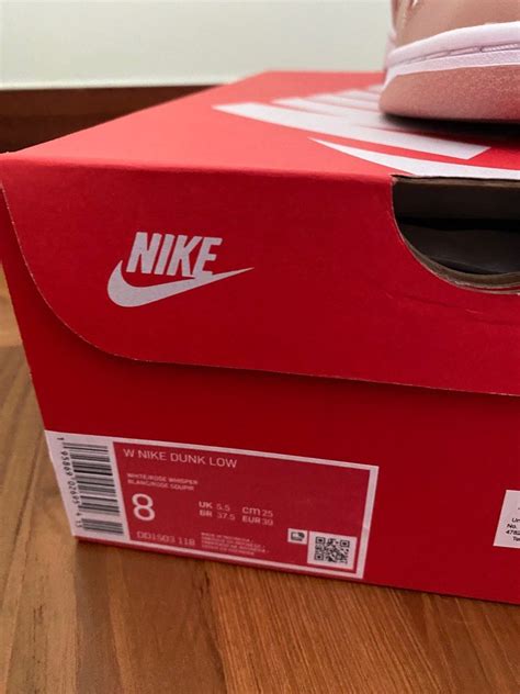 Nike Dunk Low Rose Whisper Bnds Womens Fashion Footwear Sneakers On