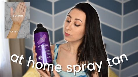 Norvell At Home Spray Tan Youtube