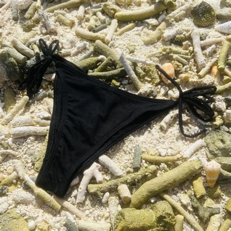 Tan Through Tie Side Bikini Bottom Katie Swimwear