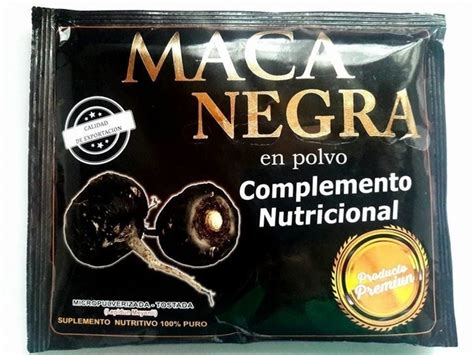 Maca Negra En Polvo Producto Premium Micropulverizada Tostada