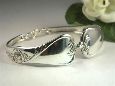 Bracelet Spoon Bracelet Silverware Bracelet Antique Spoon Etsy