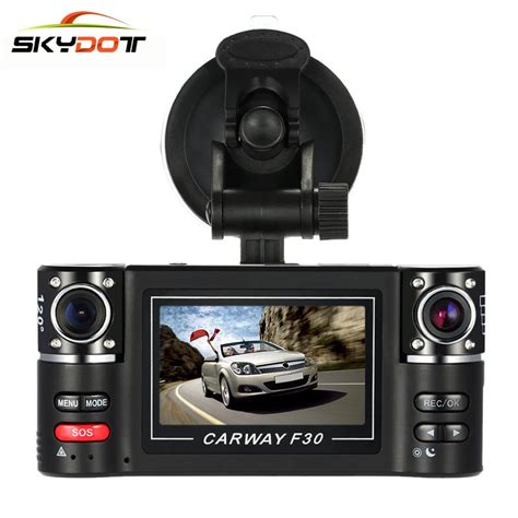 Skydot F30 27 Car Dvr Registrar Dual Lens Dash Cam Night Vision G Sensor Video Recorder