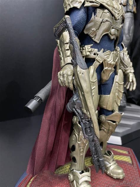Custom Man Of Steel Superman Armored Jor El Hot Toys Statue Hobbies Toys Memorabilia