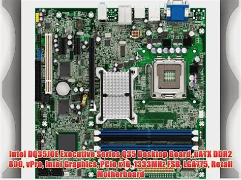 Intel DQ35JOE Executive Series Q35 Desktop Board uATX DDR2 800 vPro ...