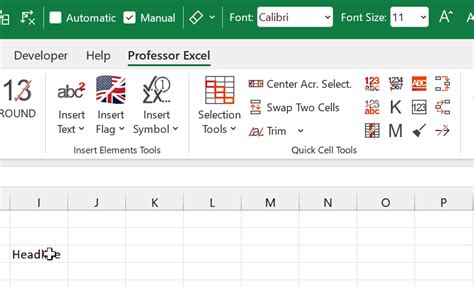 How To Center Across Selection In Excel With Just One Click