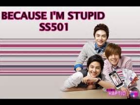 BECAUSE I M STUPID SS501 Traducción en español YouTube