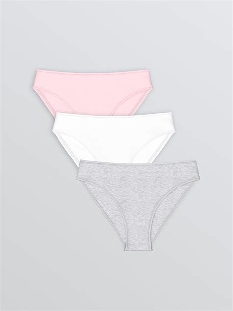 LCW DREAM Plain Bikini Knickers 3 Pack S50599Z8 FTE LC Waikiki