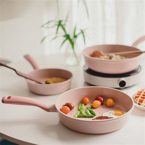 Neoflam Hot Pink Edition Ih Ceramic Frying Pan Pot Non Stick Cooking Pans Cookware Shopee