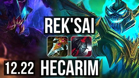 REK SAI Vs HECA JNG 13 1 5 Quadra Legendary KR Diamond 12 22