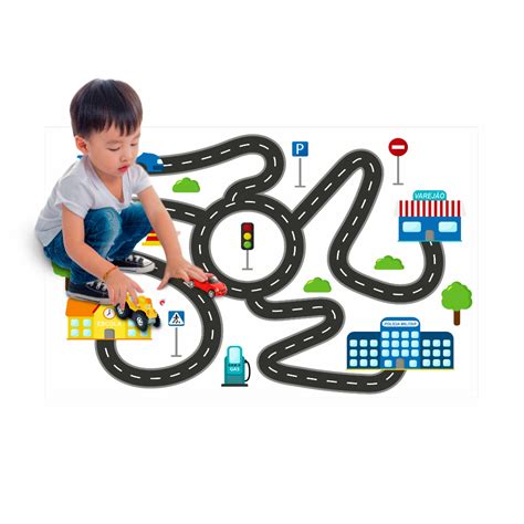 Pista De Carros Hot Tapete Interativo Em Lona Para Crian As Brincar X Cm Shopee Brasil