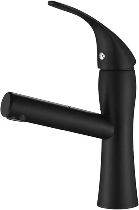 Bathroom Pull Out Faucet Single Hole Hot And Cold Water Mixer Tap Retractable Sink Faucet