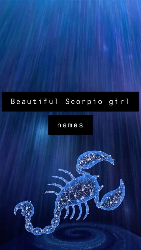 Pin By Babysdictionary On Pins By You Scorpio Girl Boy Names Girl