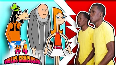 Los Minions Gru Candace Y Goofy Videos Graciosos 4 Youtube
