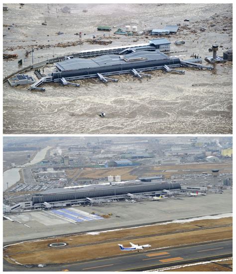 JAPAN BEFORE AND AFTER TSUNAMI - Omygad!
