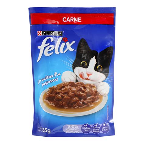 Alimento Para Gato Felix Carne Pouch 85 Gr