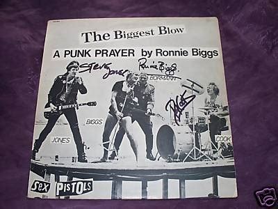 Popsike SEX PISTOLS RONNIE BIGGS ORIGINAL SIGNED 12 Auction Details