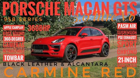 Porsche Macan Gts Special Order Carmine Red Pasm Air Suspension Sport