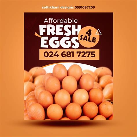Fresh Eggs Flyer Egg Packaging Free Flyer Design Graphic Design Flyer