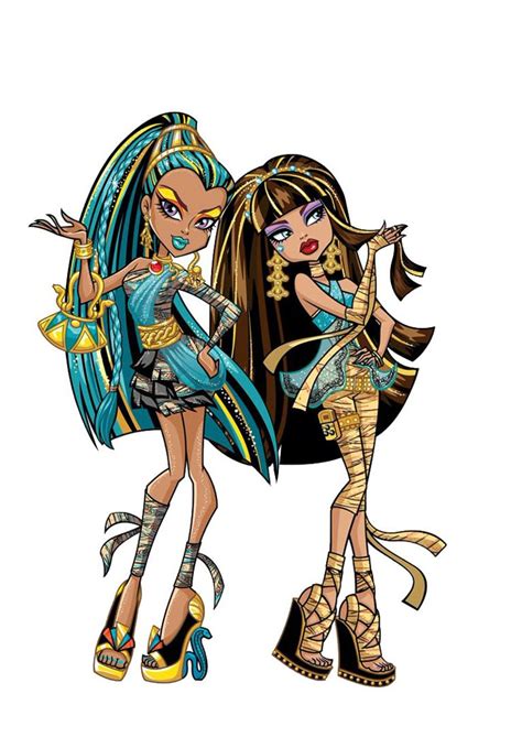 cleo and nefera together | Monster high personagens, Arte monster high ...