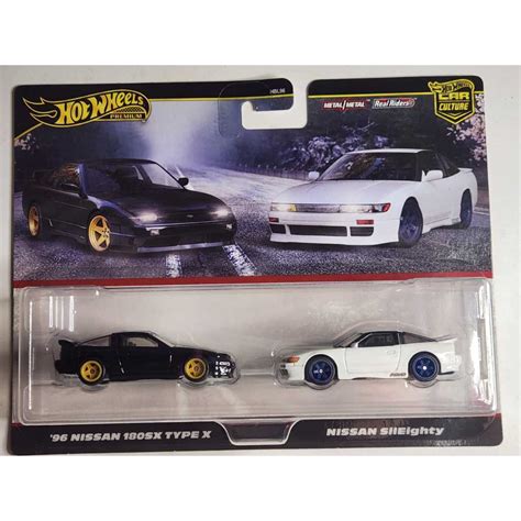 Hot Wheels Twin Pacl 96 Nissan 180sx Type X And Nissan Sileighty
