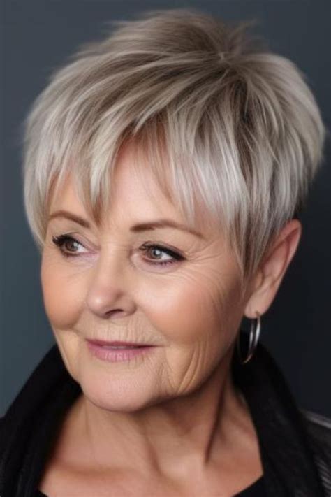 Add A Touch Of Chic With An Ash Blonde Short Layered Pixie Cut This Trendy Haircut Is Perfect