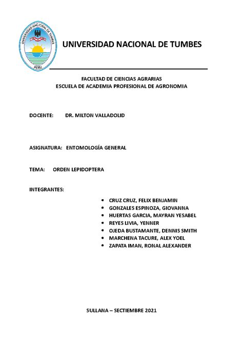 Universidad Nacional DE Tumbes 2 - UNIVERSIDAD NACIONAL DE TUMBES