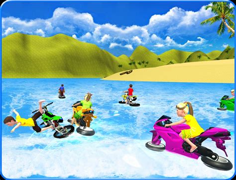 Kids Water Surfing Bike Racing APK Download - Free Simulation GAME for ...