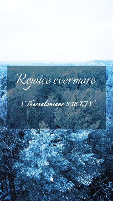 Thessalonians Kjv Mobile Phone Wallpaper Rejoice